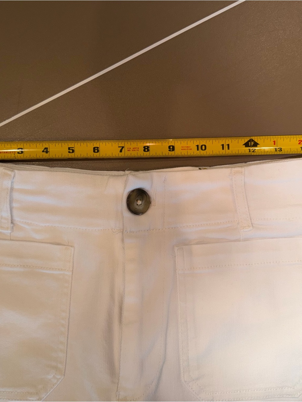 Anthropologie Maeve Colette White Wide-Leg High-Rise Jeans Size 28 - Picture 6 of 7